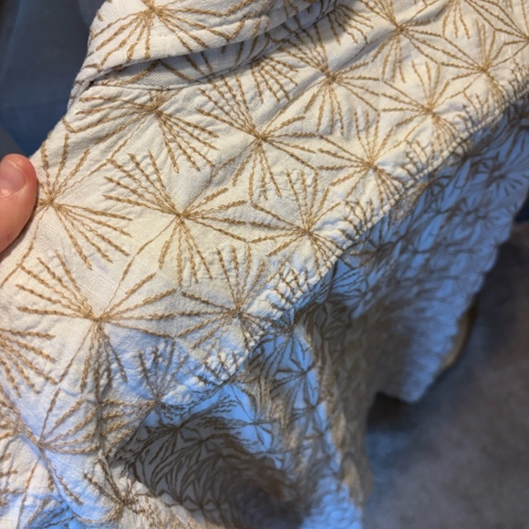 Men's Linen / Viscose Button Down Shirt with front pocket Size Large - Picture 7 of 7